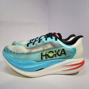 Hoka One Cielo X1 2.0 Unisex Size W10.5 M9.5 Frost Black Running Shoes 1162053